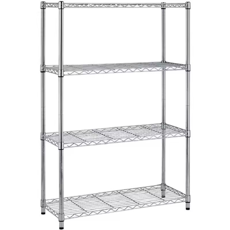 Wire Shelving Unit Garage Business Wire Shelf Metal Large Storage Shelves Heavy Duty Height Utility Commercial Grade