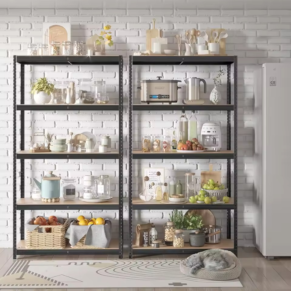 2000 lbs Heavy Duty Storage Shelving Unit 5-Tier Adjustable Metal Rack Easy Assembly Garage Warehouse Organization