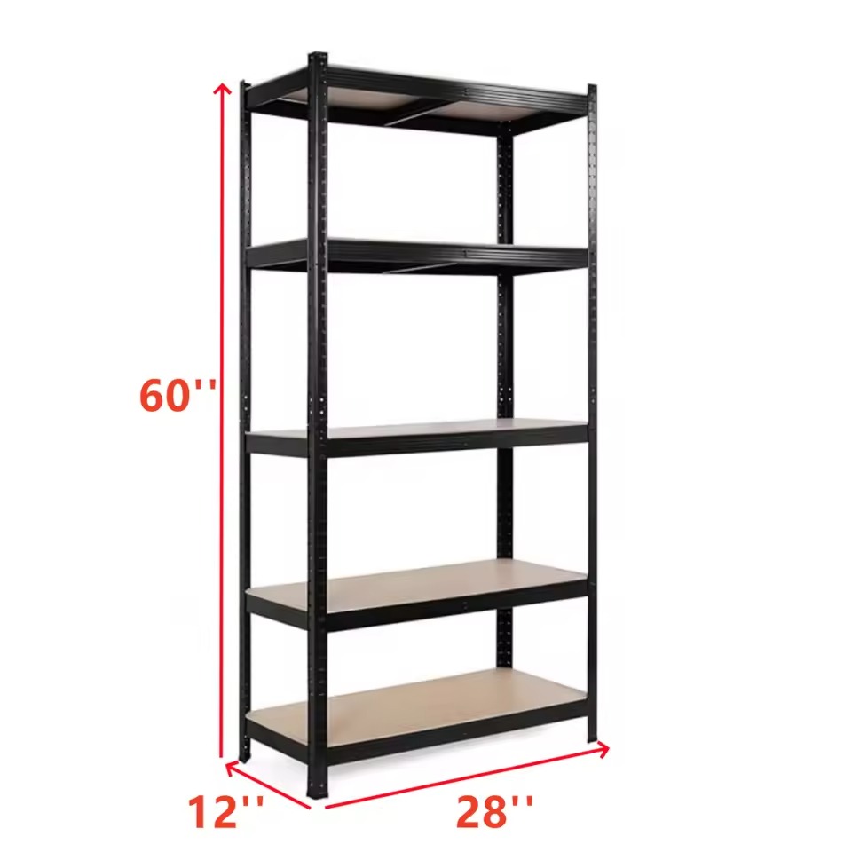 2000 lbs Heavy Duty Storage Shelving Unit 5-Tier Adjustable Metal Rack Easy Assembly Garage Warehouse Organization