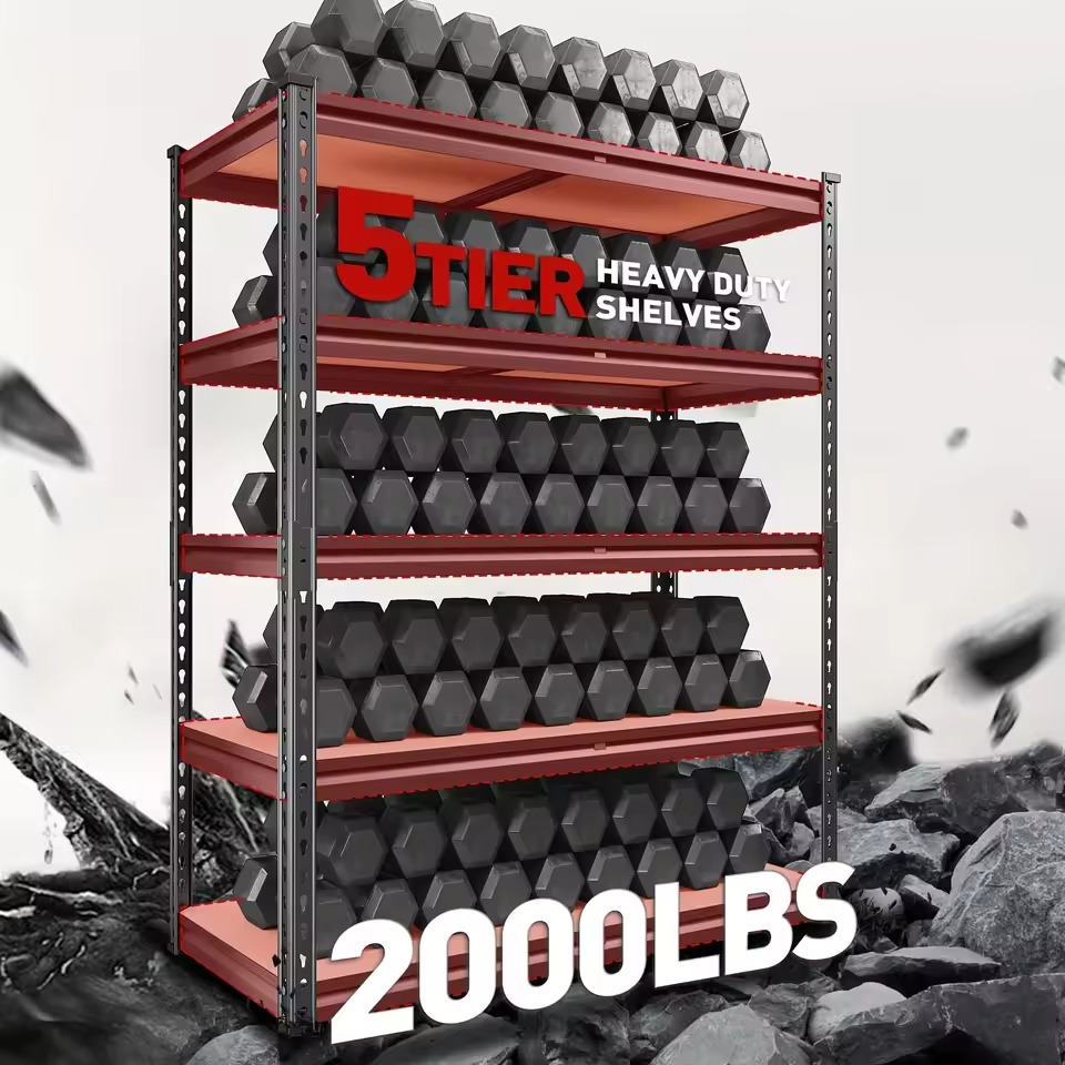 5-Tier Heavy Duty Shelving Unit 2000LBS Capacity - 72