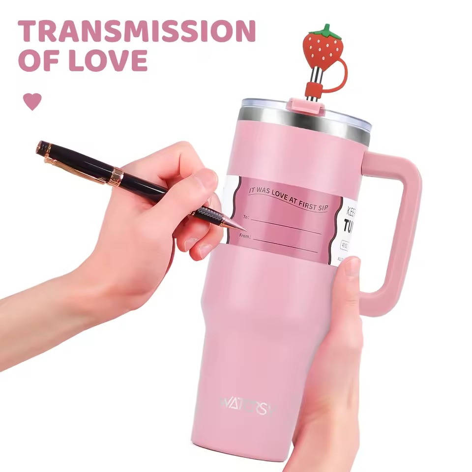 30oz/40OZ Stainless Steel Tumbler Large Capacity Thermal Bottle Double Vacuum Flasks Keep Cold Thermos Cup